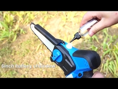 2 Pil Şarj Edilebilir Ağaç İşleme Testere 6 İnç Ağaç Dalı Elektrikli Testere