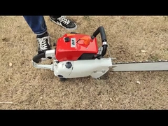 2 Zamanlı Tek Silindirli Benzinli Testere 4.8KW Yüksek Güçlü 105cc Elektrikli Testere