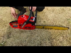 58CC Akülü 2 Zamanlı Benzinli Testere 20 İnç Benzinli Testere Odun Kesmek İçin