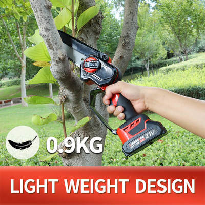 Mini Chainsaw Cordless Handheld Electric Chain Saw with Battery, Used for Tree Trimming Wood, Gift for Father, Husband, Man