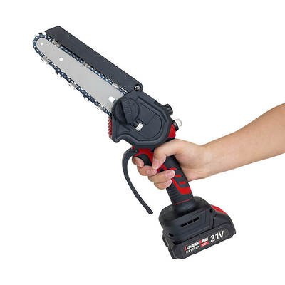 Portable 21v Cordless Electric Chain Saw 6"/8" Inch Mini Lithium Battery Rechargeable Chainsaw