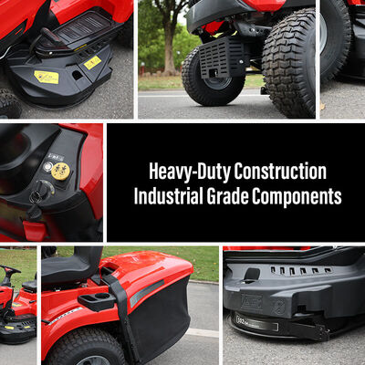Commercial Riding Lawn Mower with 586cc V-Twin Engine 102cm Cutting Width and 245L Grass Collection