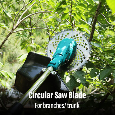 21V Brushless Grass Cutter and Trimmer — Battery Grass Cutters and Trimmers with Electric Garden Grass Trimmer 3-in-1 Blade System
