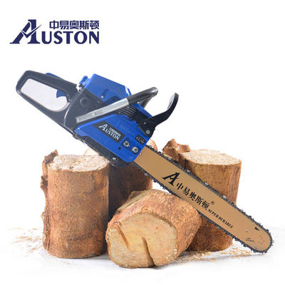 Benzinli Benzinli Zincir Testere Ağaç Kesici 2.0kw 8500r / Min El Testere